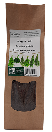 Marma Vlozaad zwart 250g - Plantago psyllium